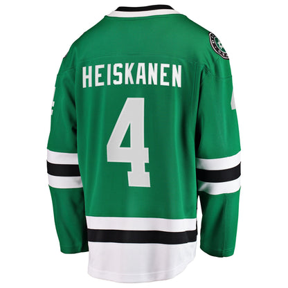Men's Dallas Stars Miro Heiskanen Fanatics Kelly Green Team Color Breakaway Player Jersey