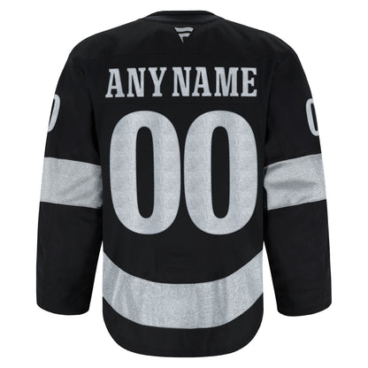 Men's Los Angeles Kings Fanatics Black Alternate Authentic Pro Custom Jersey