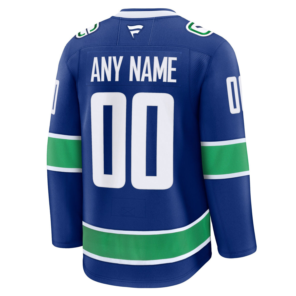 Men's Vancouver Canucks Fanatics Blue Home Premium Custom Jersey
