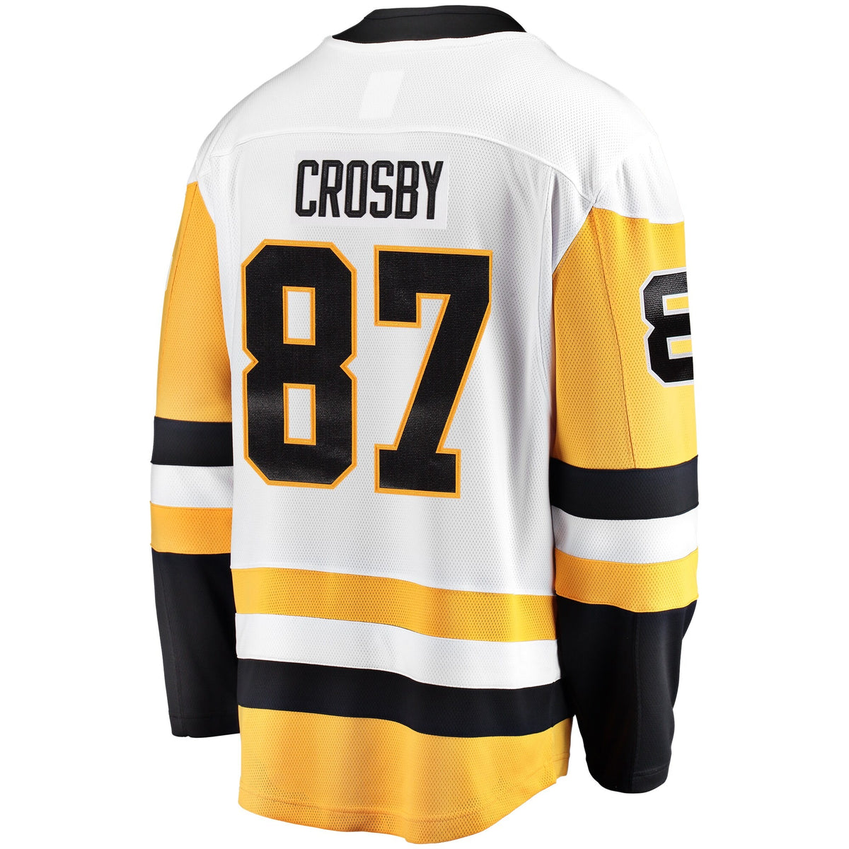 Men's Pittsburgh Penguins Sidney Crosby Fanatics White Breakaway Jersey