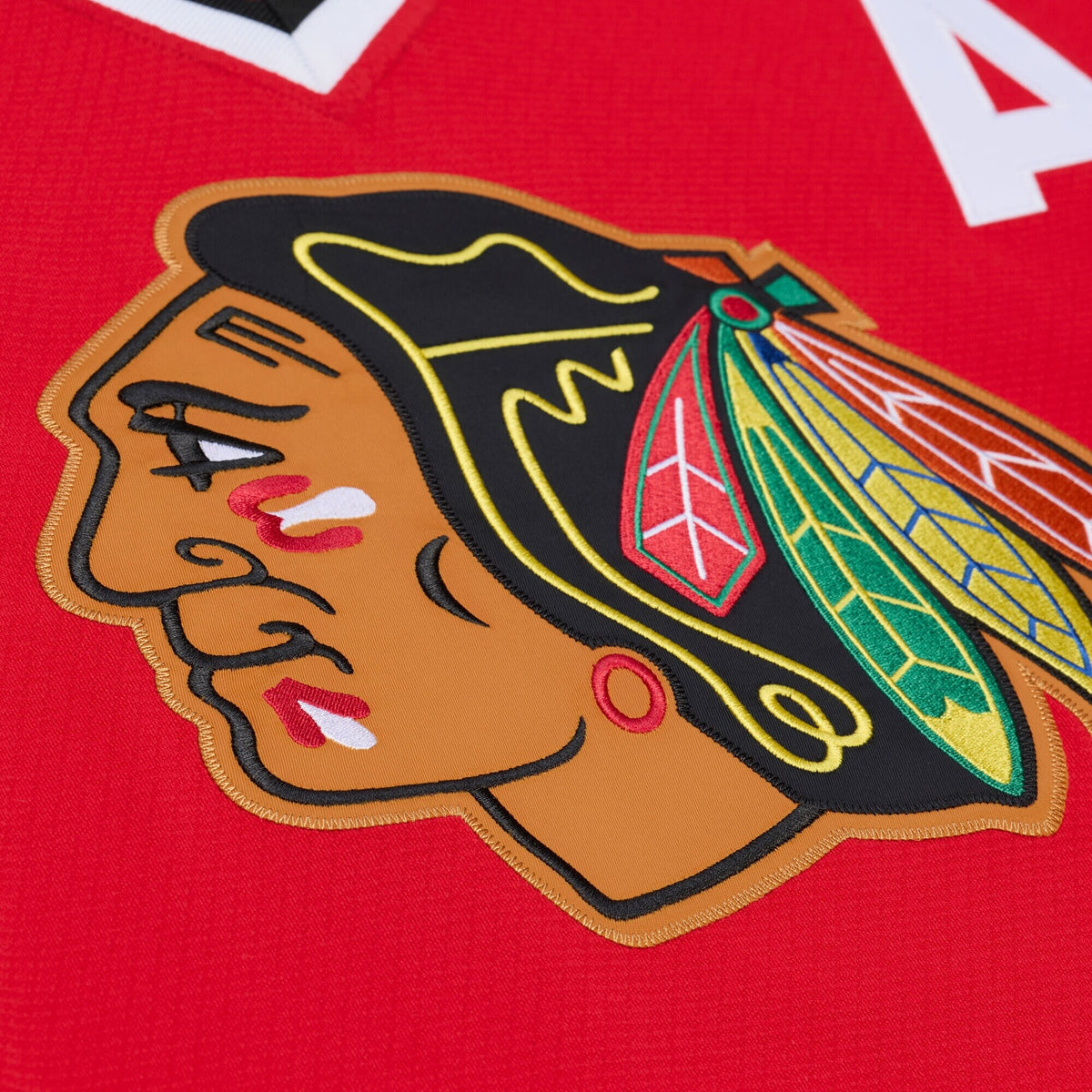 Men's Chicago Blackhawks Bobby Hull Mitchell & Ness Red 1966 Power Play Jersey