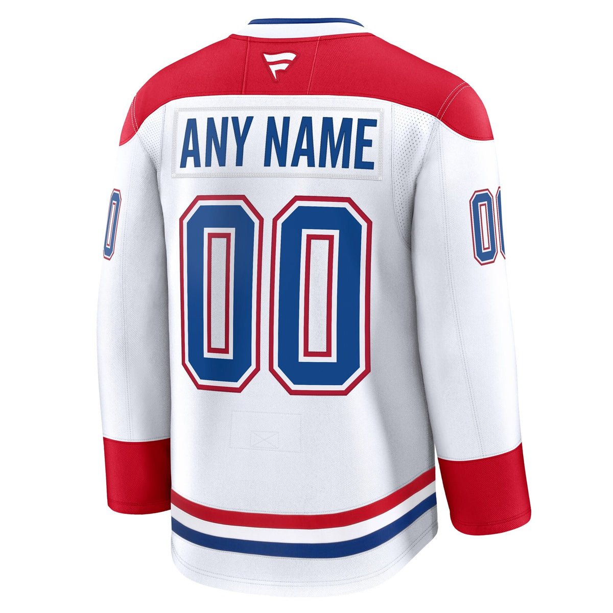 Men's Montreal Canadiens Fanatics White Away Premium Custom Jersey