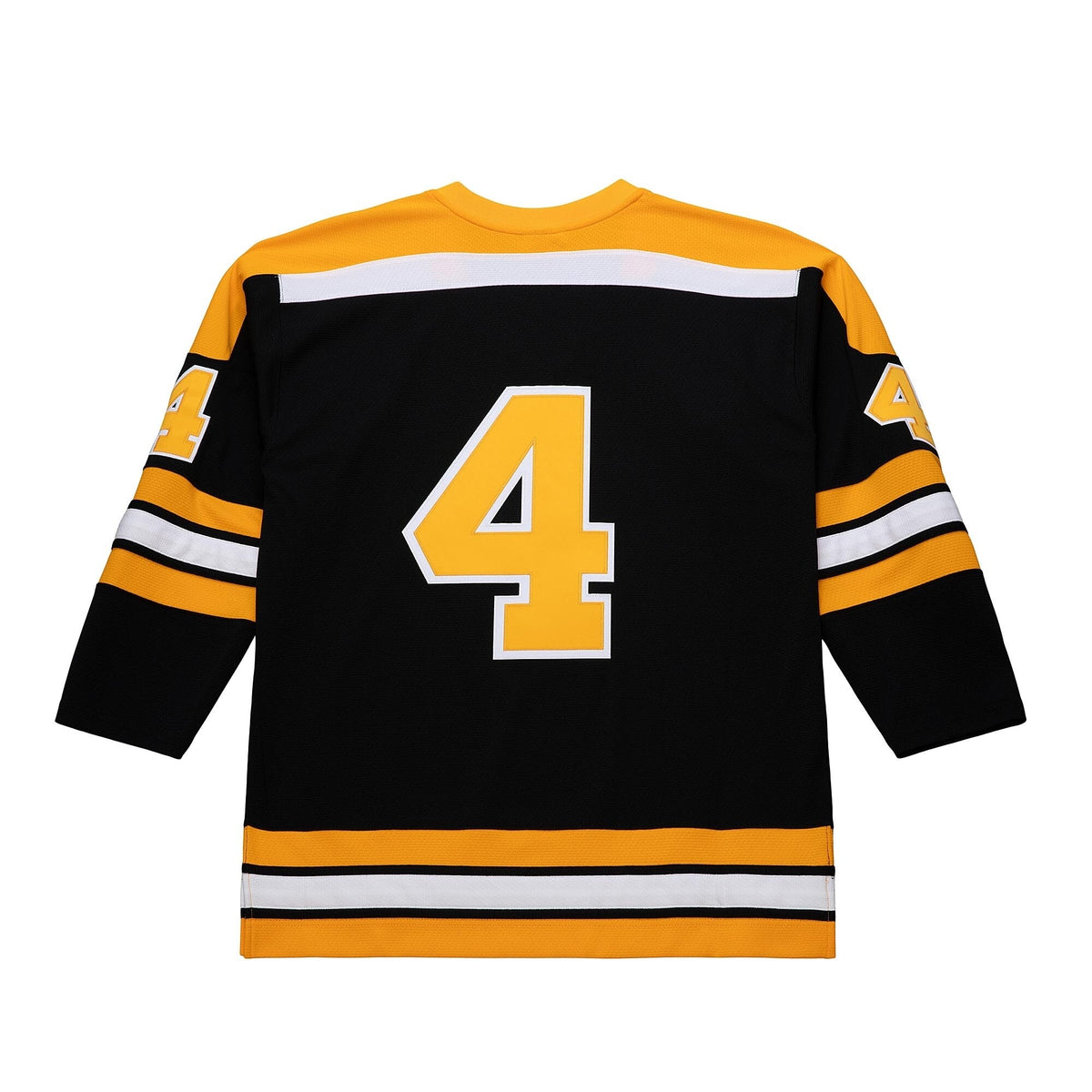 Men's Boston Bruins Bobby Orr Mitchell & Ness Black Big & Tall 1971_72 Blue Line 2.0 Jersey