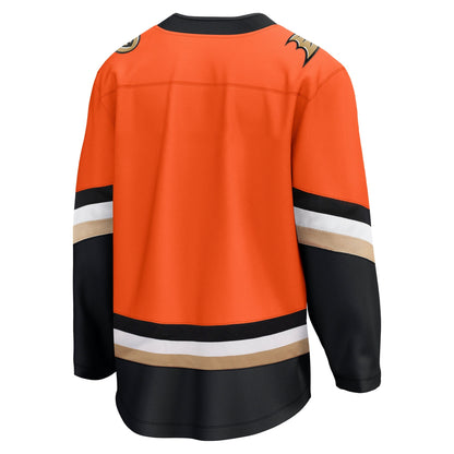 Men's Anaheim Ducks Fanatics Orange Home Breakaway Jersey
