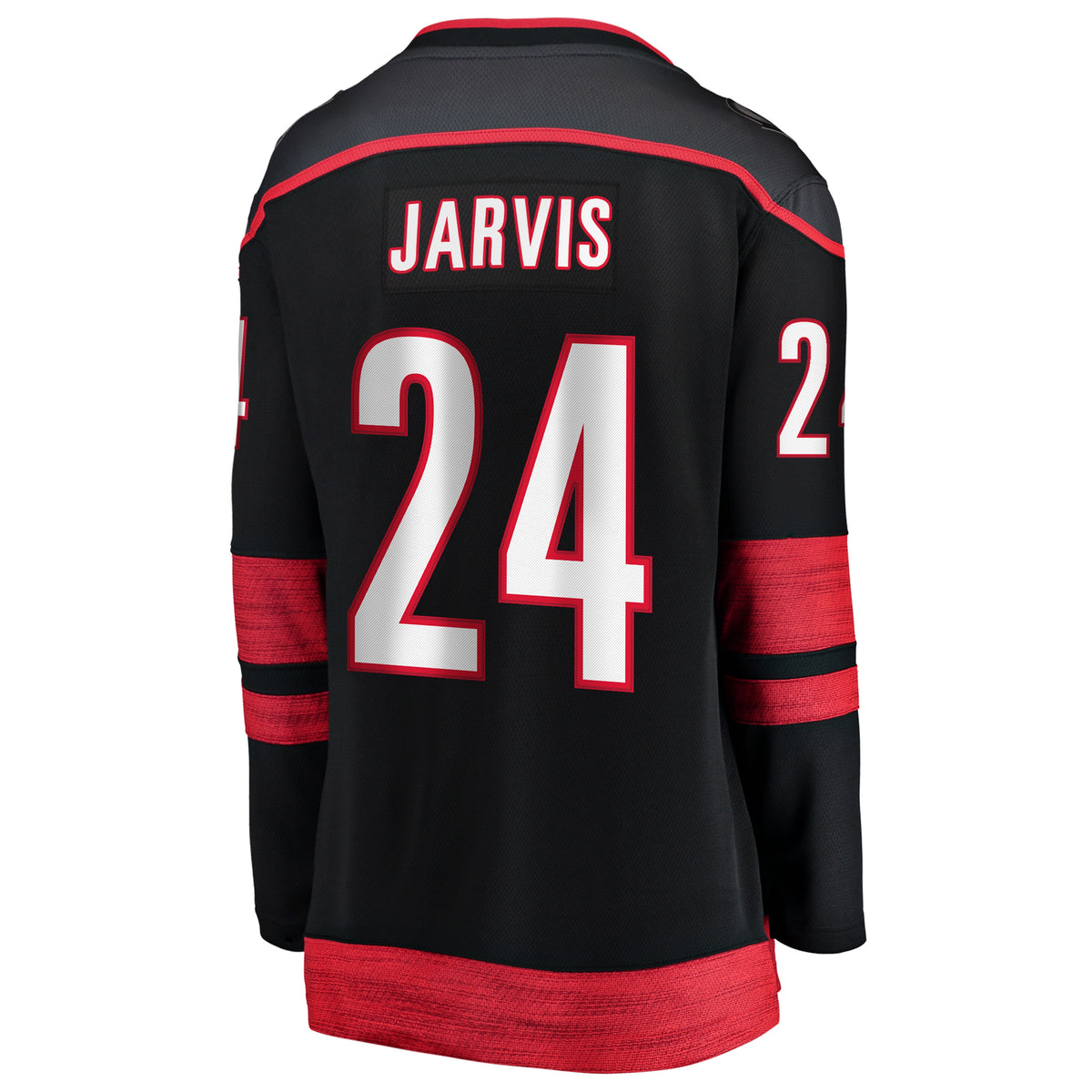 Women's Carolina Hurricanes Seth Jarvis Fanatics Black 2026 Stanley Cup Final Home Breakaway Jersey