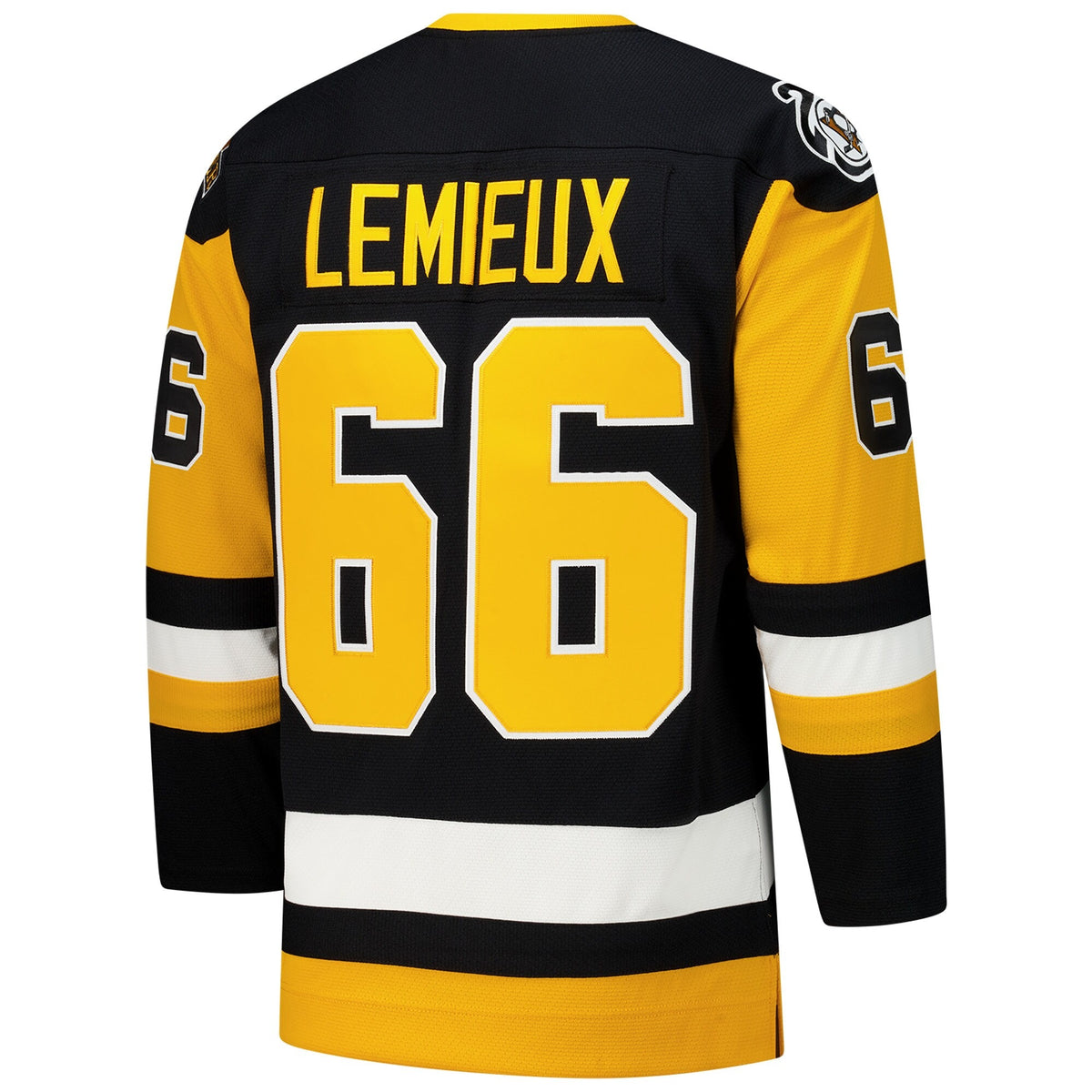 Men's Pittsburgh Penguins Mario Lemieux Black 1991-92 Power Play Jersey