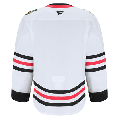 Men's Chicago Blackhawks Fanatics White Away Authentic Pro Jersey