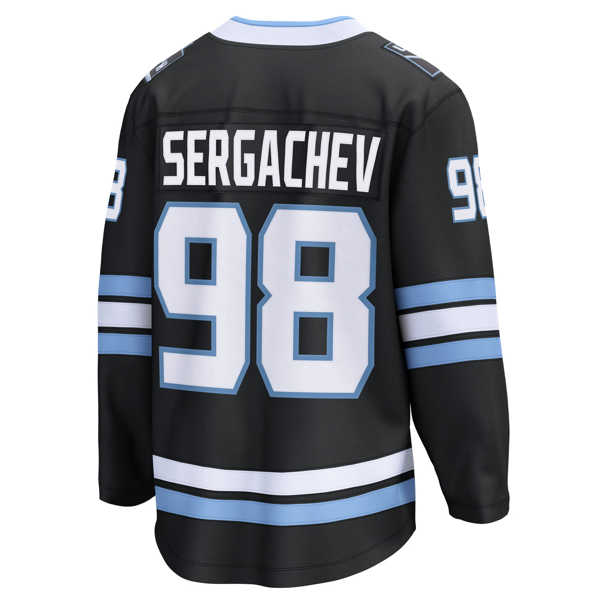 Men's Utah Mammoth Mikhail Sergachev Fanatics Black Home Breakaway Player Jersey (2)