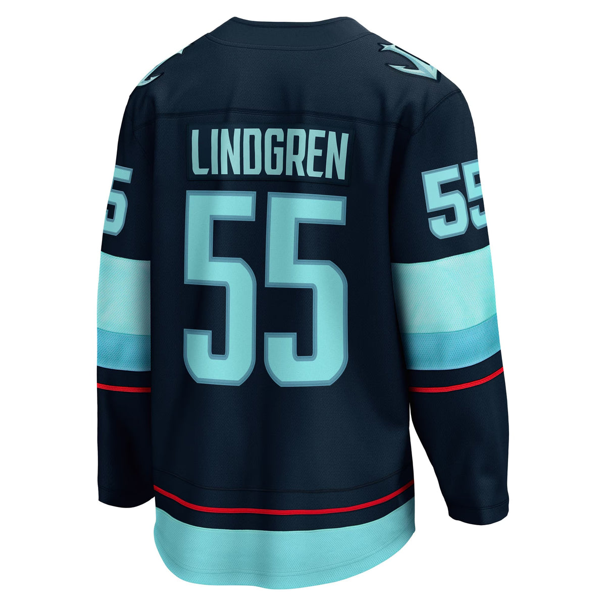 Men's Seattle Kraken Ryan Lindgren Fanatics Deep Sea Blue Home Breakaway Jersey