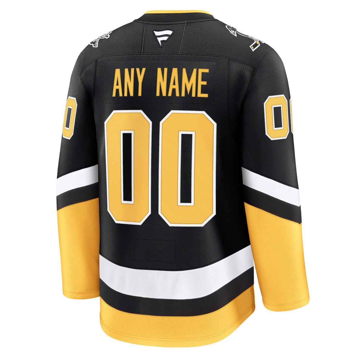 Men's Pittsburgh Penguins Fanatics Black Alternate Premium Custom Jersey