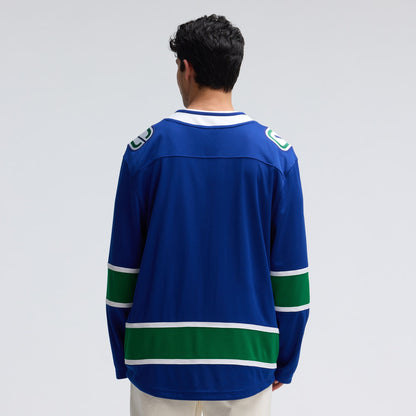 Men's Vancouver Canucks Fanatics Blue Home Team Breakaway Jersey