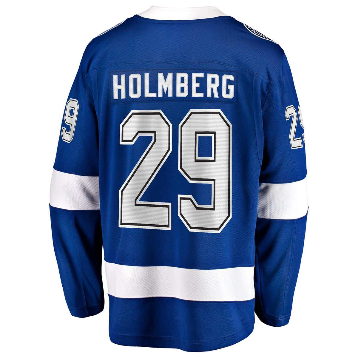 Men's Tampa Bay Lightning Pontus Holmberg Fanatics Blue Home Breakaway Jersey