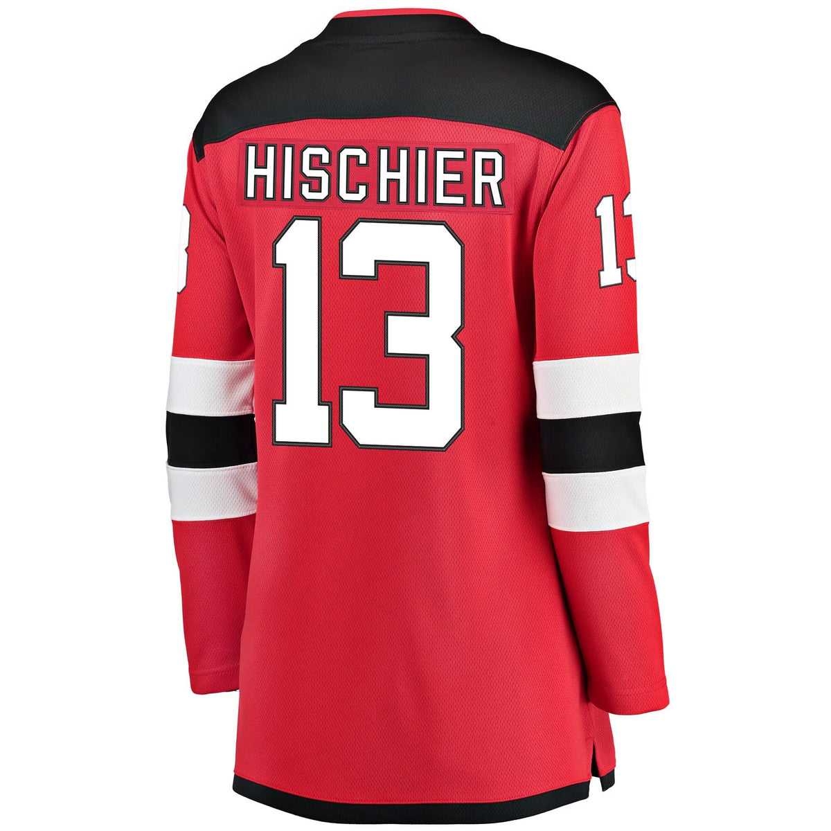 Women's New Jersey Devils Nico Hischier Fanatics Red Breakaway Home Player Jersey
