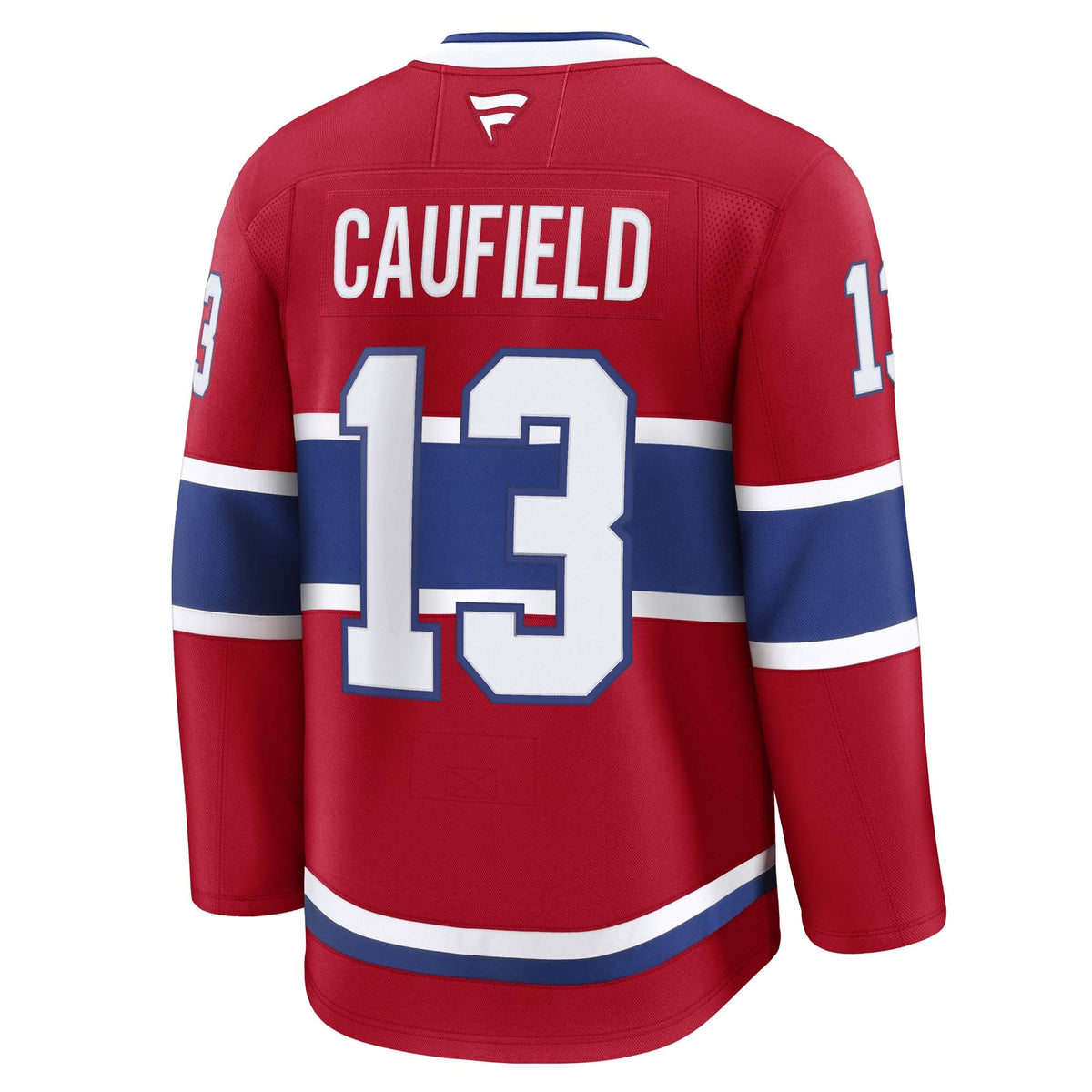 Men's Montreal Canadiens Cole Caufield Fanatics Red Home Premium Jersey