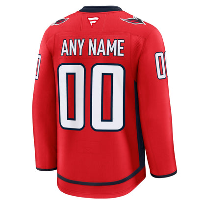 Men's Washington Capitals Fanatics Red Home Premium Custom Jersey