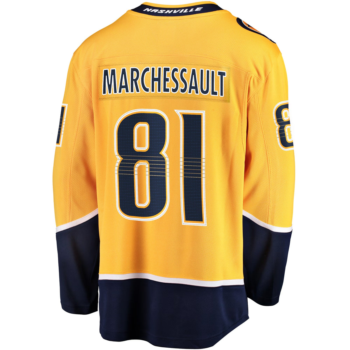 Men's Nashville Predators Jonathan Marchessault Fanatics Gold Breakaway Jersey
