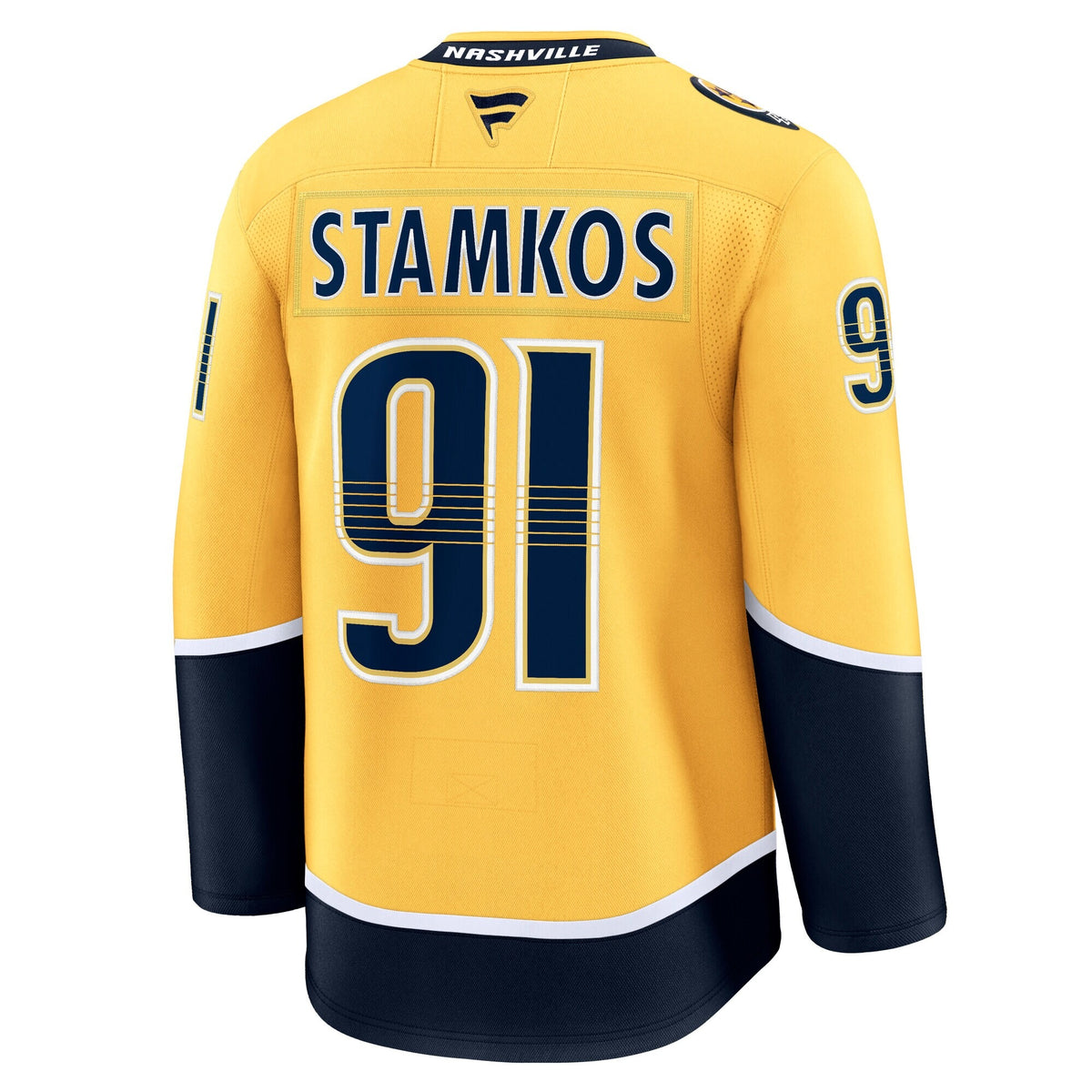 Men's Nashville Predators Steven Stamkos Fanatics Gold Home Premium Jersey