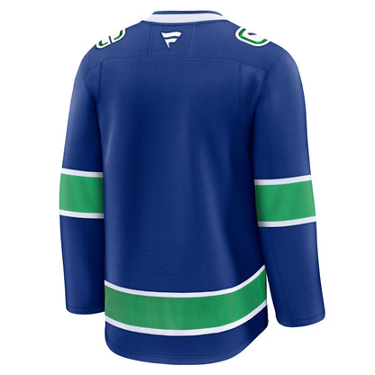 Men's Vancouver Canucks Fanatics Blue Home Premium Jersey