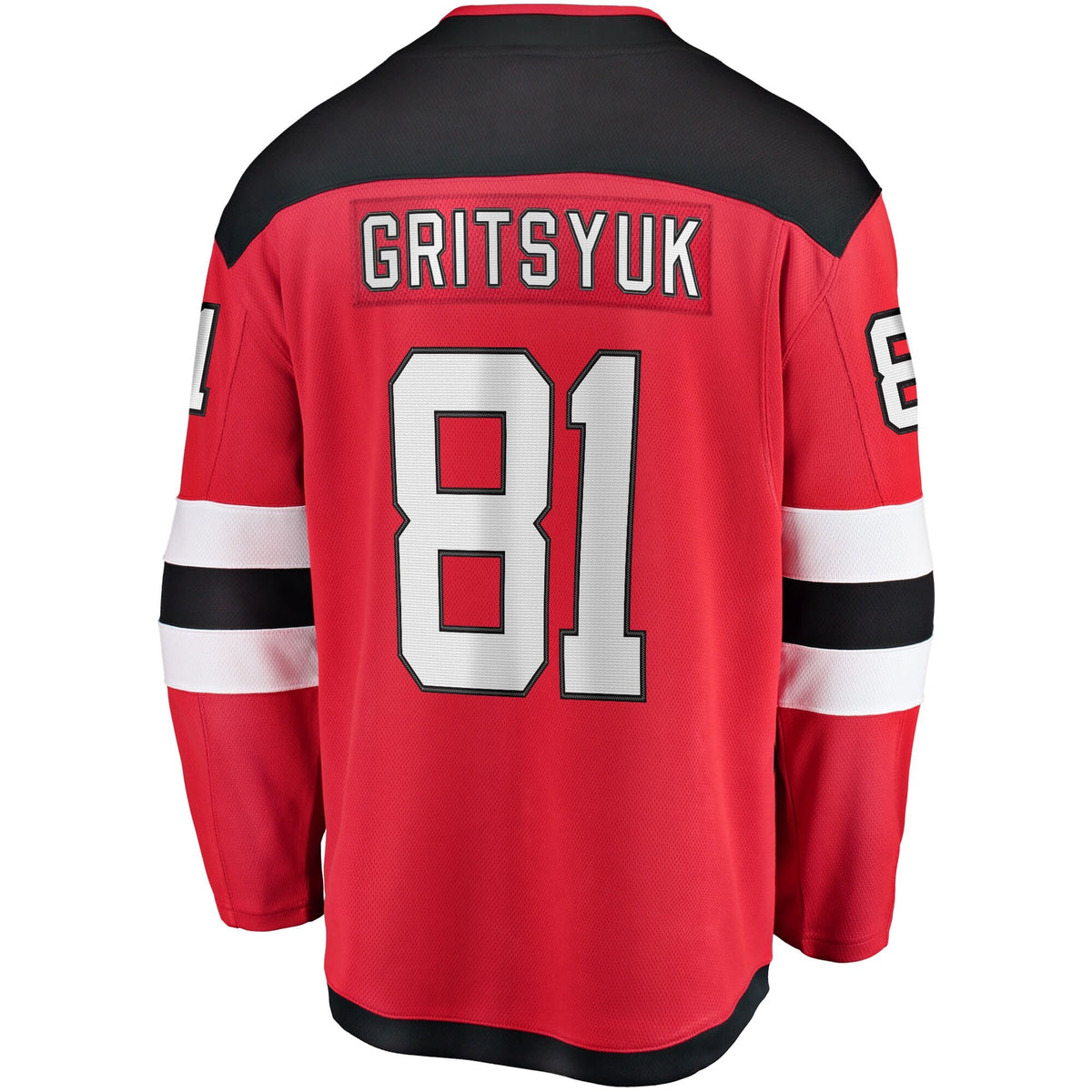 Men's New Jersey Devils Arseny Gritsyuk Fanatics Red Home Breakaway Jersey