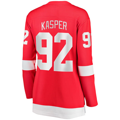 Women's Detroit Red Wings Marco Kasper Fanatics Red Home Breakaway Jersey