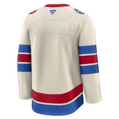 Men's New York Rangers Fanatics Beige 2026 NHL Winter Classic Premium Jersey