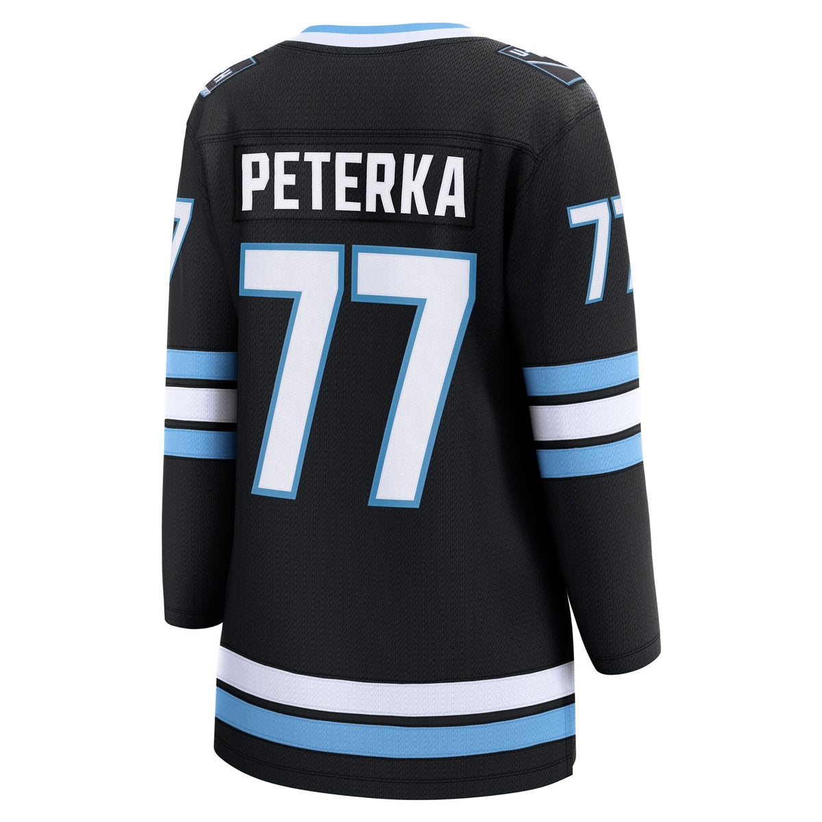 Women's Utah Mammoth JJ Peterka Fanatics Black Home Breakaway Jersey