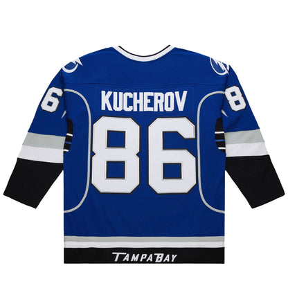 Men's Tampa Bay Lightning Nikita Kucherov Blue 2013-14 Power Play Jersey
