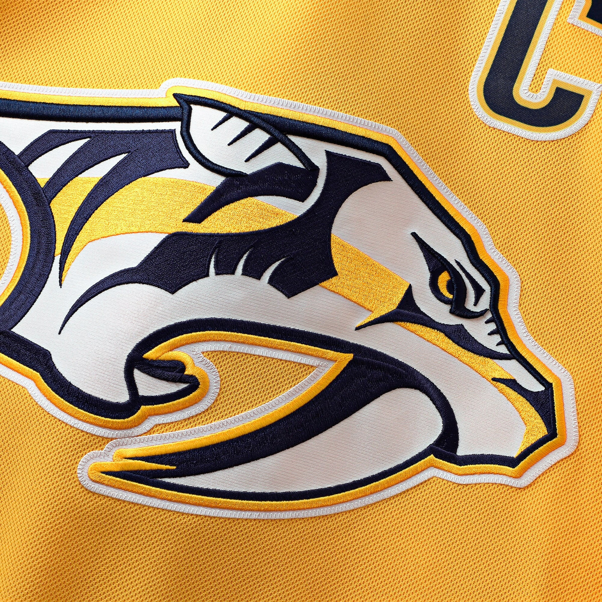 Men's Nashville Predators Fanatics Gold Home Premium Custom Jersey