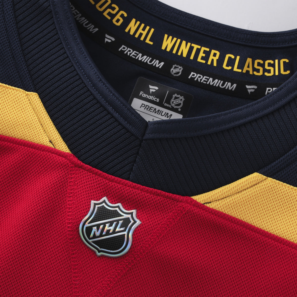 Men's Florida Panthers Fanatics Red 2026 NHL Winter Classic Premium Jersey