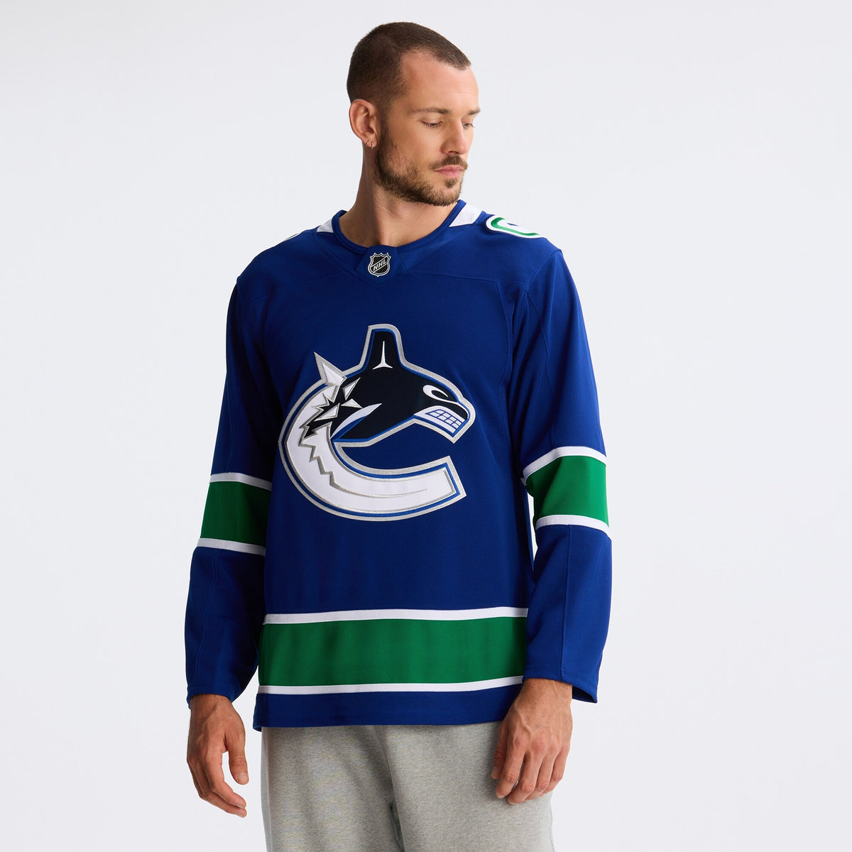 Men's Vancouver Canucks Fanatics Blue Home Premium Jersey