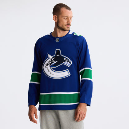 Men's Vancouver Canucks Fanatics Blue Home Premium Jersey