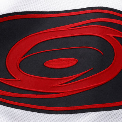 Men's Carolina Hurricanes Sebastian Aho Fanatics White Away Premium Jersey