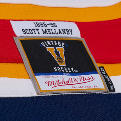Men's Florida Panthers Scott Mellanby Mitchell & Ness White 1996 Power Play Jersey