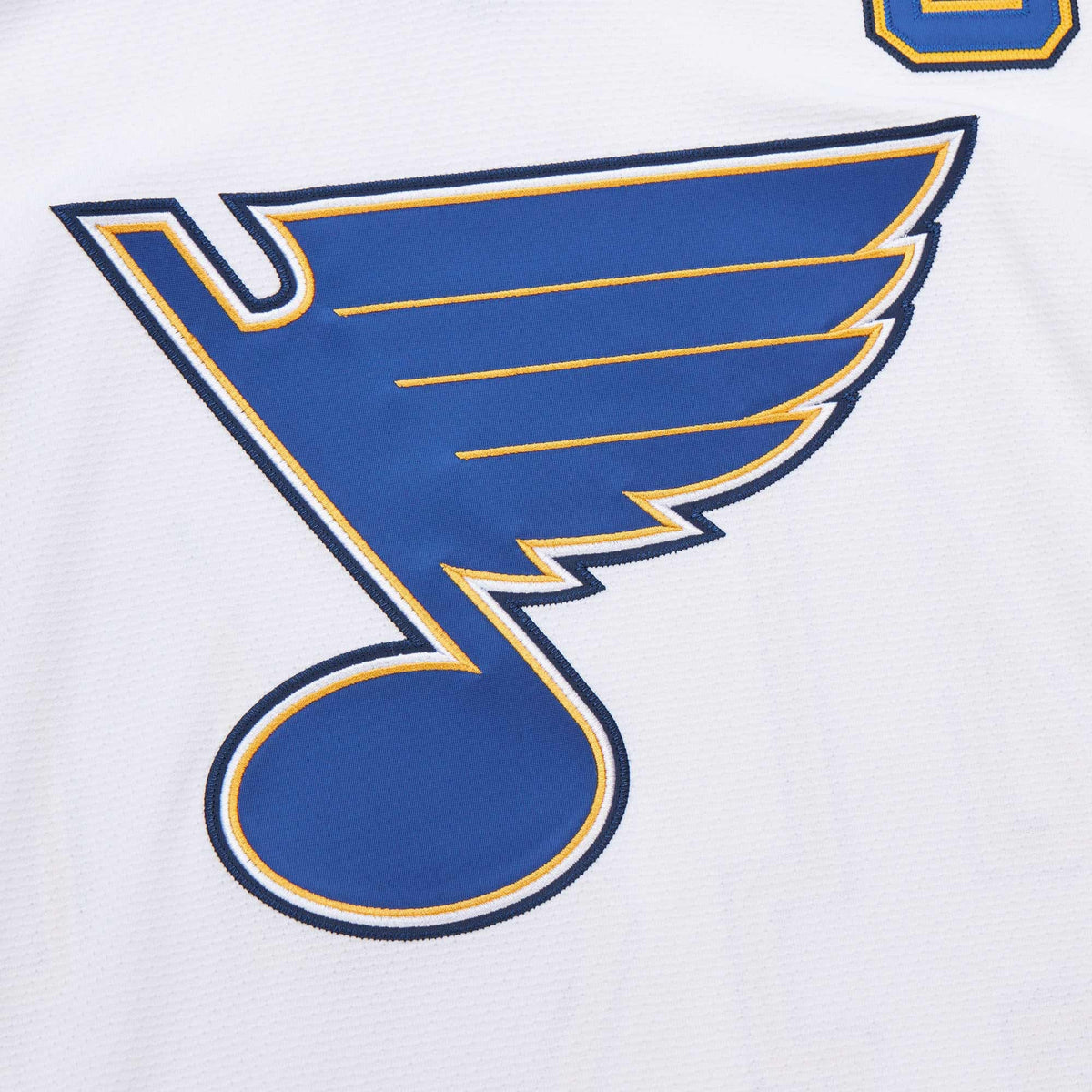 Men's St. Louis Blues Chris Pronger White 1999-00 Power Play Jersey