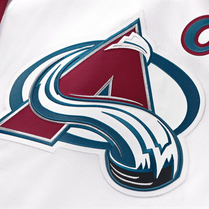 Men's Colorado Avalanche Fanatics White Away Premium Custom Jersey