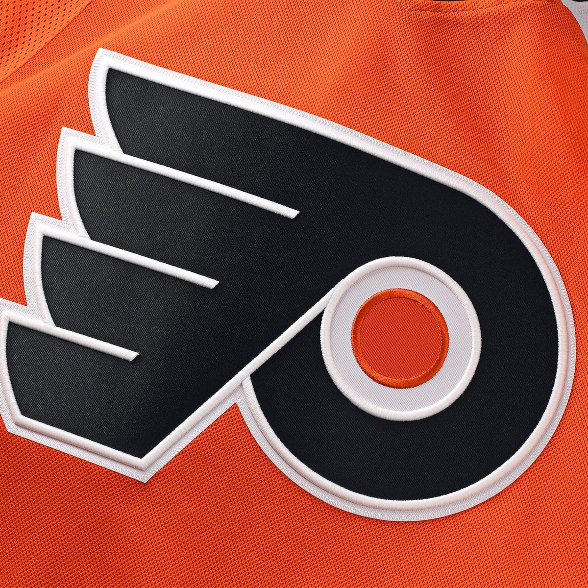 Men's Philadelphia Flyers Trevor Zegras Fanatics Orange Home Premium Jersey
