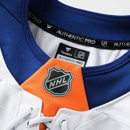 Men's New York Islanders Fanatics White Away Authentic Pro Jersey