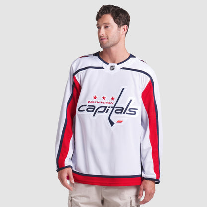Men's Washington Capitals Fanatics White Away Premium Jersey
