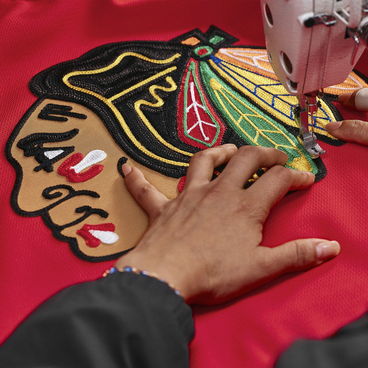Men's Chicago Blackhawks Fanatics Red Home Authentic Pro Custom Jersey