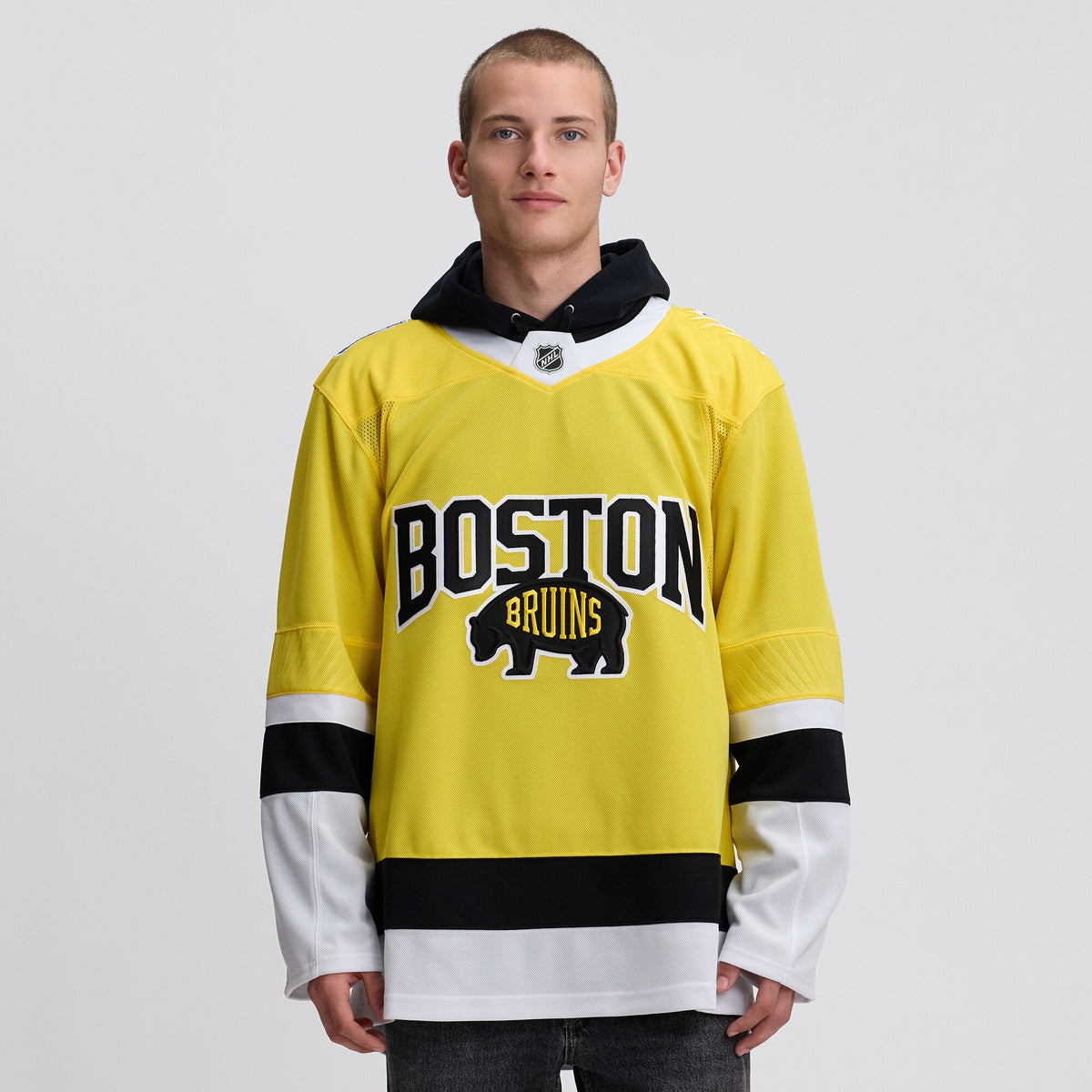 Men's Boston Bruins Fanatics Gold 2026 NHL Stadium Series Premium Custom Jersey