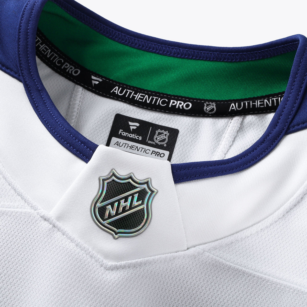 Men's Vancouver Canucks Fanatics White Away Authentic Pro Jersey
