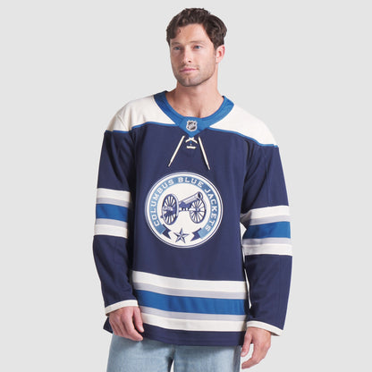 Men's Columbus Blue Jackets Fanatics Navy Alternate Premium Jersey