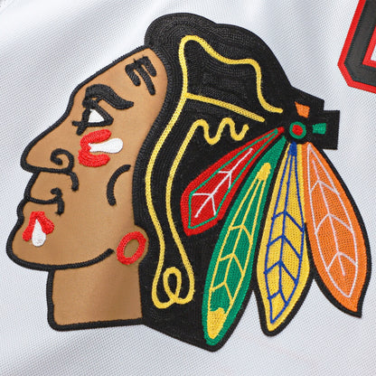 Men's Chicago Blackhawks Fanatics White Away Premium Custom Jersey