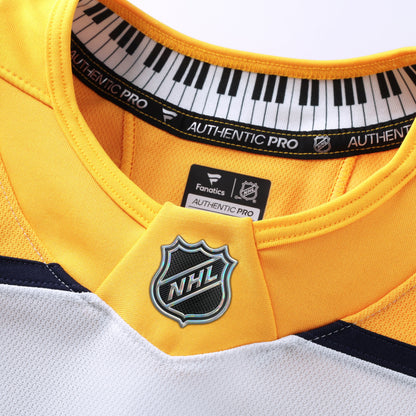 Men's Nashville Predators Fanatics White Away Authentic Pro Jersey