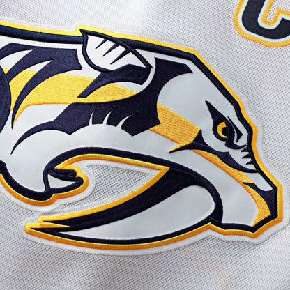 Men's Nashville Predators Fanatics White Away Premium Custom Jersey