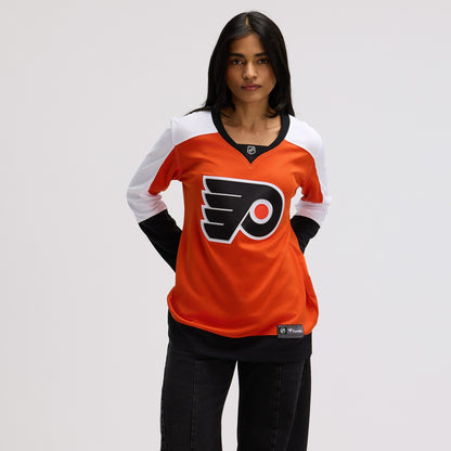 Women's Philadelphia Flyers Fanatics Burnt Orange Home Breakaway Jersey