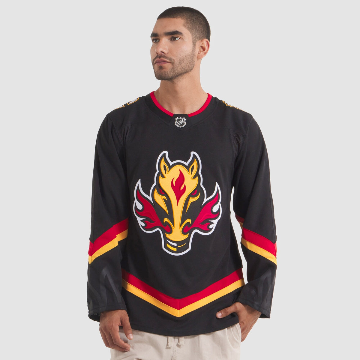 Men's Calgary Flames Fanatics Black Alternate Premium Jersey