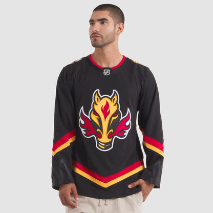 Men's Calgary Flames Fanatics Black Alternate Premium Jersey