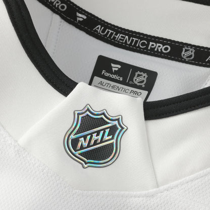 Men's Boston Bruins Fanatics White Away Authentic Pro Custom Jersey