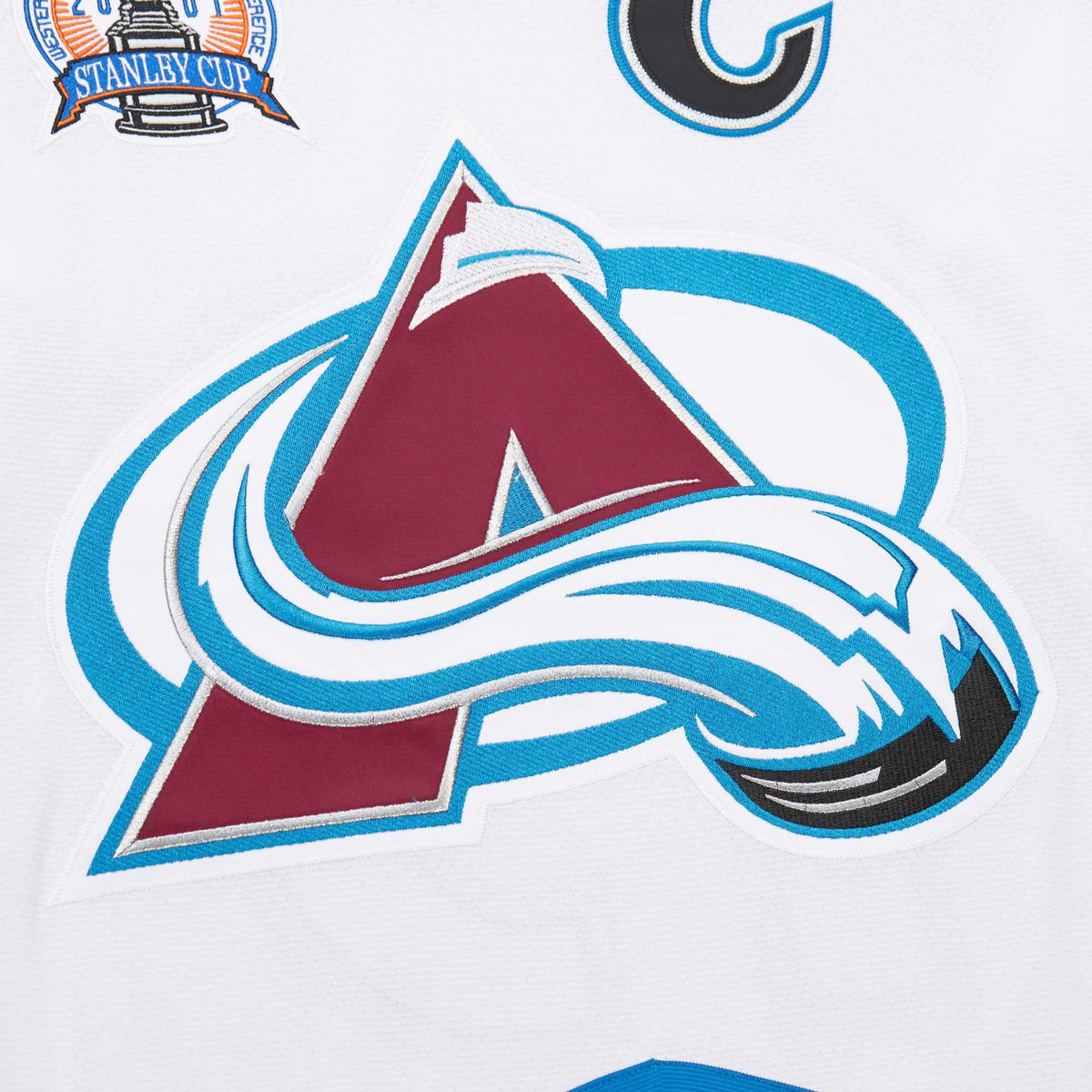 Men's Colorado Avalanche Joe Sakic White 2000-01 Power Play Jersey